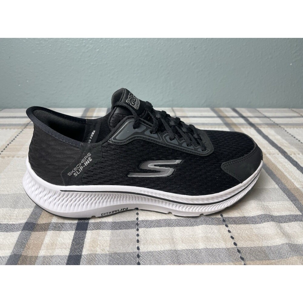 MINTY! Skechers Women's Slip-Ins Go Run Consistent 2.0 Shoe Black/White Size 7.5 - Picture 4 of 9